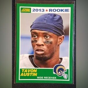 2013 Panini Score 428 Tavon Austin 1989 Rookie Rc Rams West Virginia